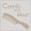 Comb Hair Brown Poster Print by Lauren Gibbons - Item # VARPDXGLSQ031D