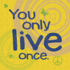 YOLO Yellow Poster Print by Lauren Gibbons - Item # VARPDXGLSQ068D