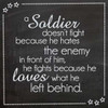 A Soldier Doesnt Fight Poster Print by Lauren Gibbons - Item # VARPDXGLSQ073D