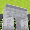 Eiffel Tween Green 2 Poster Print by Lauren Gibbons - Item # VARPDXGLSQ086B1