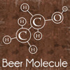 Beer Molecule Brown Poster Print by Lauren Gibbons - Item # VARPDXGLSQ118A2