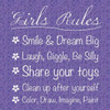 Girls Rules Poster Print by Lauren Gibbons - Item # VARPDXGLSQ129F