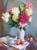 Peonies and apples Poster Print by Svetlana Goryacheva - Item # VARPDXGS7