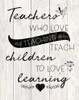 Love Teaching Poster Print by N. Harbick