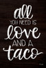 Love and a Taco Poster Print by Jaxn Blvd. Jaxn Blvd. - Item # VARPDXJAXN271