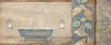 Blue bath floral pattern Poster Print by Jace Grey - Item # VARPDXJGPL122A