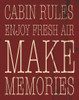 Cabin Rules Poster Print by Jace Grey - Item # VARPDXJGRC184A
