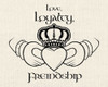 Love Loyalty Friendship 2 Poster Print by Jace Grey - Item # VARPDXJGRC215B