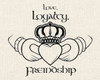 Love Loyalty Friendship 2 Poster Print by Jace Grey - Item # VARPDXJGRC215B