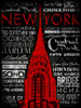 NY Type 2 RED Poster Print by Jace Grey - Item # VARPDXJGRC245D2