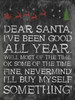 Dear Santa Nevermind Poster Print by Jace Grey - Item # VARPDXJGRC428A