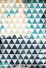 Steal Teal Triangles Poster Print by Jace Grey - Item # VARPDXJGRC505A