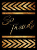 Gold So Trendy Poster Print by Jace Grey - Item # VARPDXJGRC589A