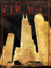 Gold Chicago Poster Print by Jace Grey - Item # VARPDXJGRC592A