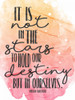 Not In The Stars Poster Print by Jace Grey - Item # VARPDXJGRC607A