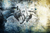 Kissing Blue Horses Poster Print by Jace Grey - Item # VARPDXJGRC612A