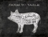 Farm To Table Pig Poster Print by Jace Grey - Item # VARPDXJGRC668A