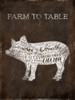 Farm To Table Cow Poster Print by Jace Grey - Item # VARPDXJGRC740B