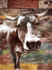 Cow With Multi Wood Poster Print by Jace Grey - Item # VARPDXJGRC744A