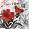 Courage floral Poster Print by Jace Grey - Item # VARPDXJGSQ052A