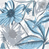 Sketch Flowers Blue Poster Print by Jace Grey - Item # VARPDXJGSQ100A5