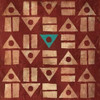 Teal Triangle Poster Print by Jace Grey - Item # VARPDXJGSQ220B