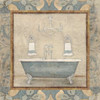 bath floral pattern Poster Print by Jace Grey