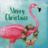 Christmas Flamingo Text Poster Print by Jace Grey - Item # VARPDXJGSQ295A4