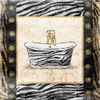 Black gold zebra bath Poster Print by Jace Grey - Item # VARPDXJGSQ340A