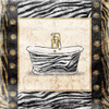 Black gold zebra bath Poster Print by Jace Grey - Item # VARPDXJGSQ340A