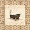 Brown Bath Border Poster Print by Jace Grey - Item # VARPDXJGSQ372A