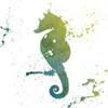 Seahorse Splatter Poster Print by Jace Grey - Item # VARPDXJGSQ562C