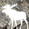 Wood Moose Reverse Mate Poster Print by Jace Grey - Item # VARPDXJGSQ583B3