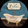 Bath Relax Round Poster Print by Jace Grey - Item # VARPDXJGSQ584A