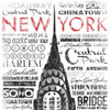 New York Words Poster Print by Jace Grey - Item # VARPDXJGSQ617A