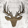 White Wood Deer Mate Poster Print by Jace Grey - Item # VARPDXJGSQ655B