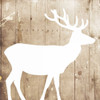 White On Wood Deer Poster Print by Jace Grey - Item # VARPDXJGSQ736A1