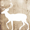 White On Wood Deer Mate Poster Print by Jace Grey - Item # VARPDXJGSQ736B1