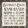 Black Gold Bath Rules Poster Print by Jace Grey - Item # VARPDXJGSQ776A