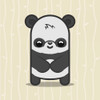 Cute Panda Poster Print by Jace Grey - Item # VARPDXJGSQ850A