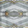 Kaleidoscope Gold And Grey Poster Print by Jace Grey - Item # VARPDXJGSQ853A