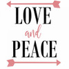 Love and Peace Arrow Poster Print by Matic,Jelena Matic - Item # VARPDXJMSQ087A