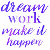 Dream Work Purple Poster Print by Matic,Jelena Matic - Item # VARPDXJMSQ091A