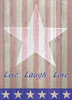 Live Laugh Love Flag Poster Print by Kimberly Allen - Item # VARPDXKARC023D