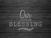 Our Little Blessing Poster Print by Allen Kimberly - Item # VARPDXKARC1436B