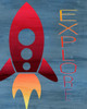 Space Explore 1 Poster Print by Allen Kimberly