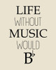 Life Without Music Poster Print by Allen Kimberly - Item # VARPDXKARC1565A