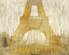 Eiffel Tower Gold Poster Print by Kimberly Allen - Item # VARPDXKARC211A