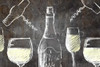 Chalkboard Wine 1 Poster Print by Kimberly Allen - Item # VARPDXKARC244A