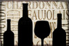 Wine Silhouette 1 Poster Print by Kimberly Allen - Item # VARPDXKARC248A
